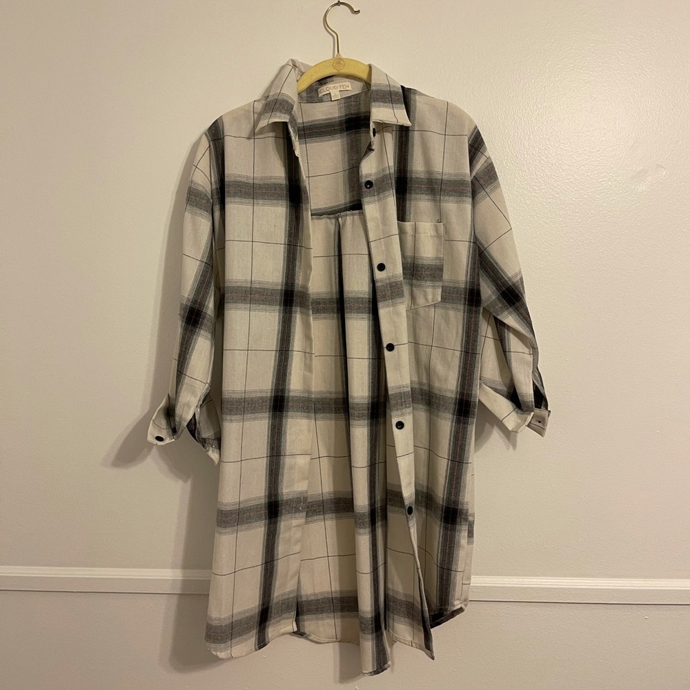 Cloud Ten Plaid Shirt size L